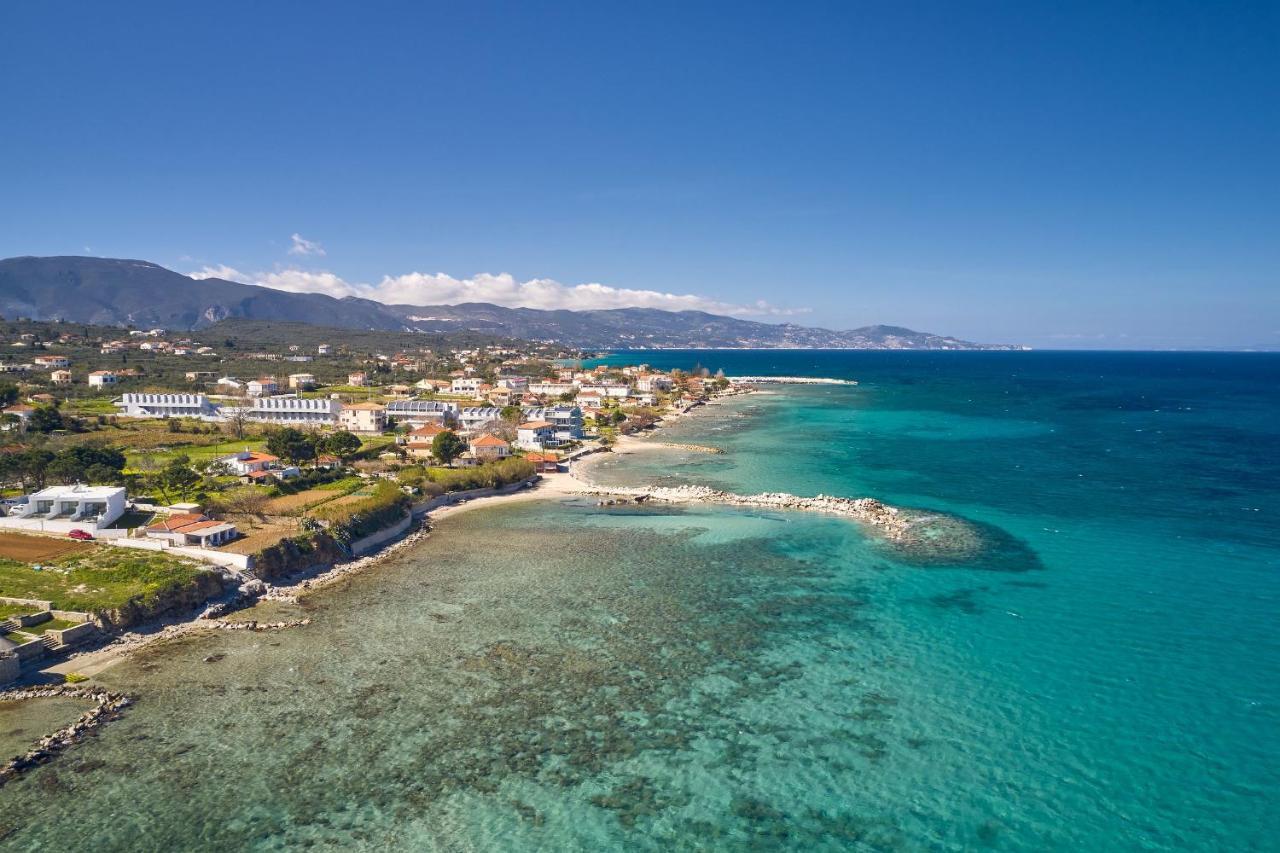 Oceanis Suites With Private Heated Pools And Sea View, By Zantewize Kypseli Exterior photo
